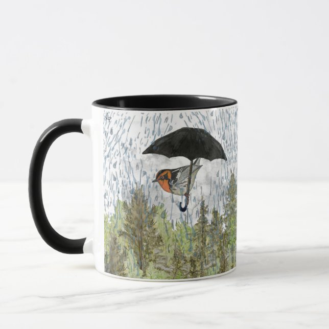 Lass der Rain Kiss You Tasse (Links)