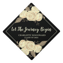 Lass der Reise Zitat Blumenkohl Rose