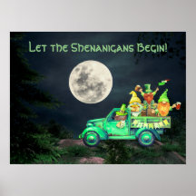 Lass der Shenanigans Begin Irish Gnomes Full Moon