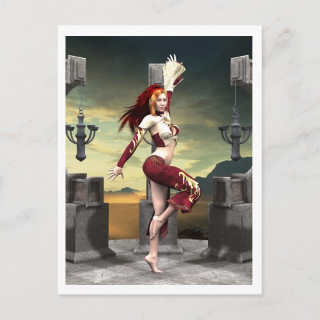 Lass der Tanzpostkarte Postkarte (Vorderseite)