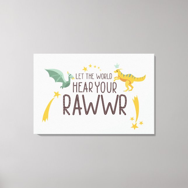 Lass der Welt höre dein Gehör Leinwanddruck (Vorderseite)