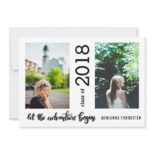 Lass des Abenteuers Begin Graduate Zwei Foto
