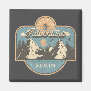 Lass des Abenteuers Magnet