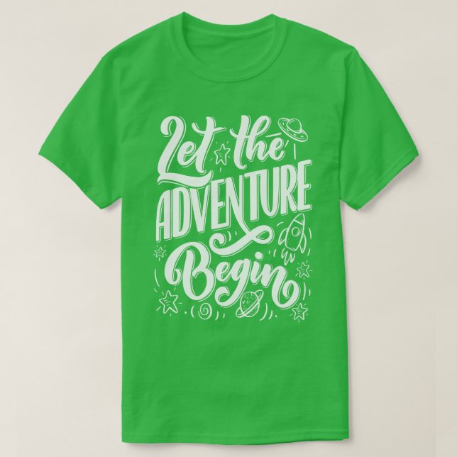 Lass des Abenteuers T-Shirt (Design vorne)