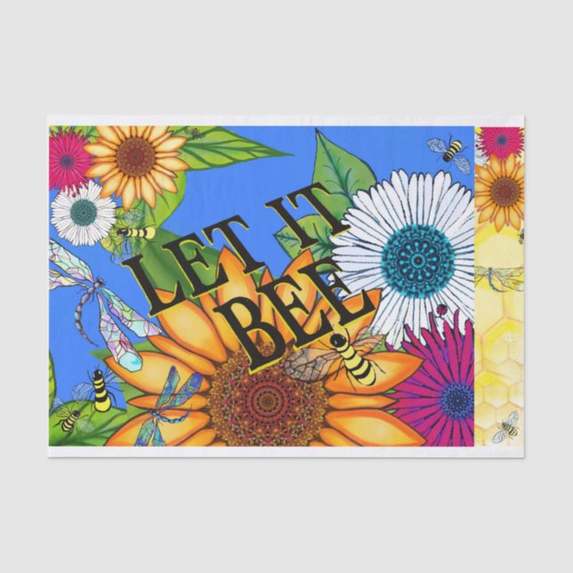 Lass des Bee-Tissue-Papiers Seidenpapier (Vorderseite)