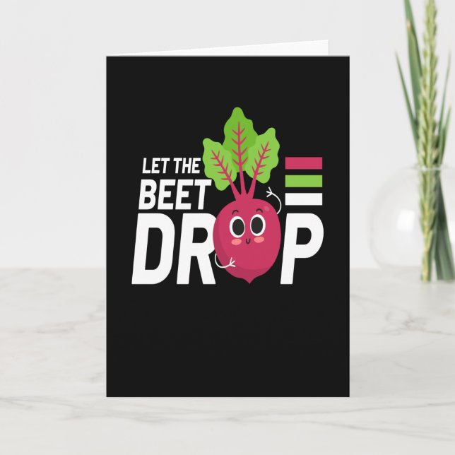 Lass des Beet Drop Festival EDM Music DJ Karte (Vorderseite)