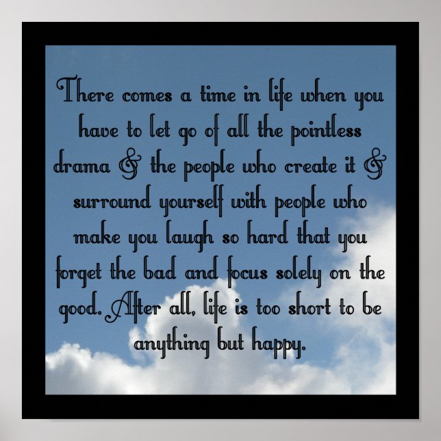 Lass des Dramas Poster (Vorne)