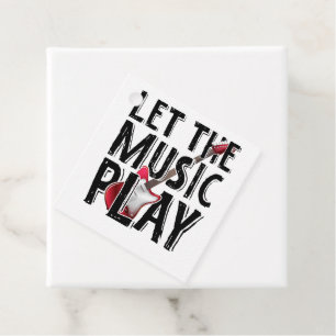 Lass des Musikspiels Electric Guitar Geschenkanhänger
