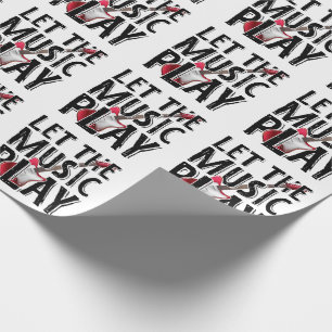 Lass des Musikspiels Electric Guitar Geschenkpapier