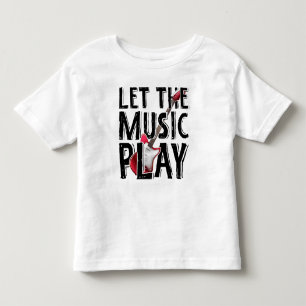 Lass des Musikspiels Electric Guitar Kleinkind T-shirt