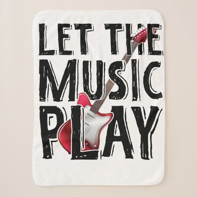 Lass des Musikspiels Electric Guitar Sherpadecke (Vorderseite)