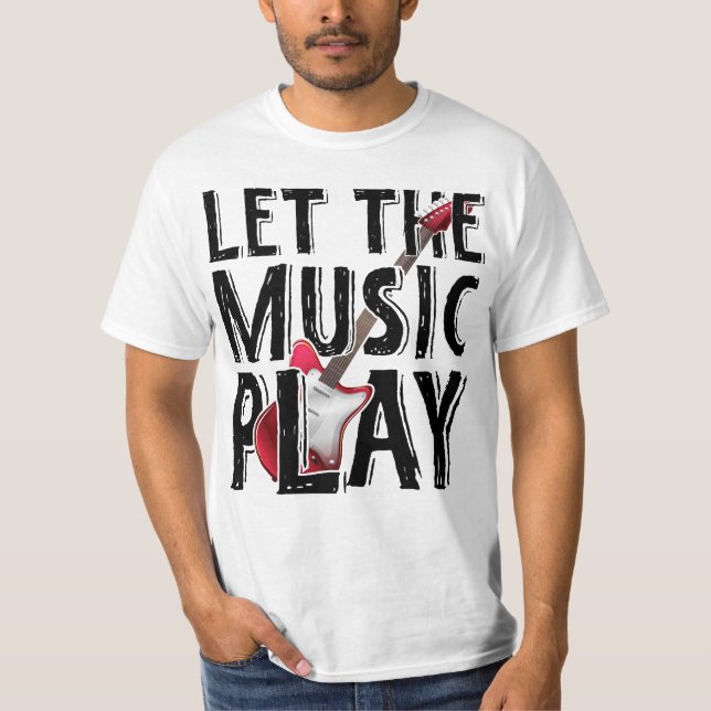 Lass des Musikspiels Electric Guitar T-Shirt (Vorderseite)