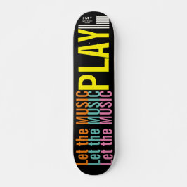 LASS DES MUSIKSPIELS JMT 7 3/4" Skateboard Deck