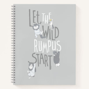 Lass des Wilden Rumpus Start Notizbuch