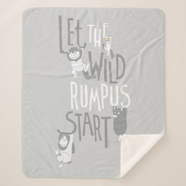 Lass des Wilden Rumpus Start Sherpadecke (Vorderseite)