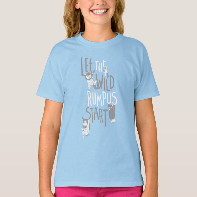 Lass des Wilden Rumpus Start T-Shirt (Vorderseite)