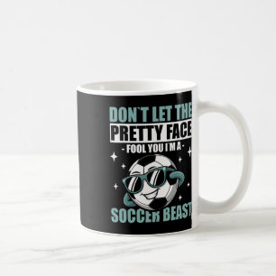 Lass dich nicht vom hübschen Gesicht täuschen Frau Kaffeetasse