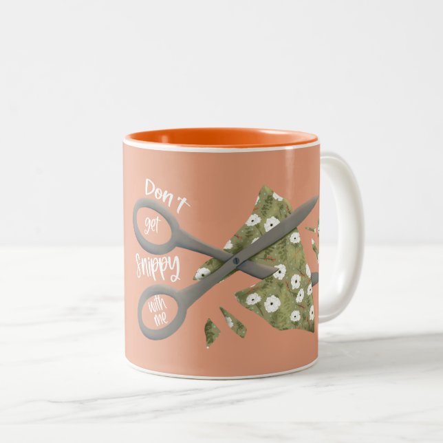 Lass dich nicht von meiner zweitönigen Tasse verza (VorderseiteRechts)