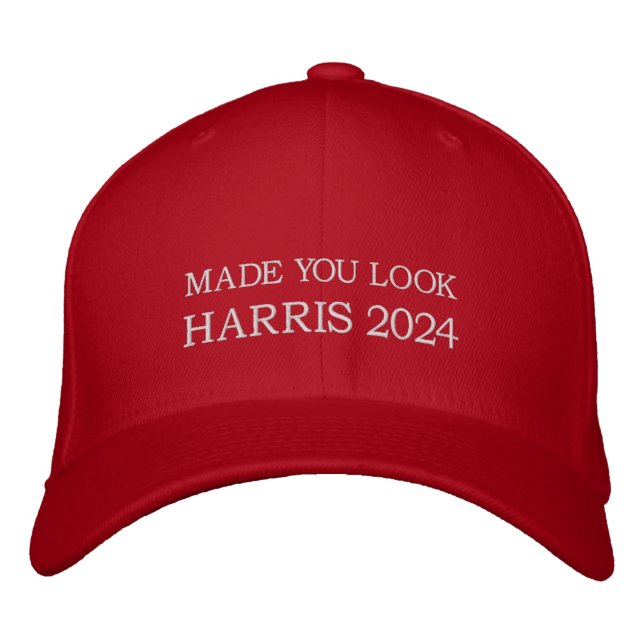 Lass dich sehen. Harris 2024 Bestickte Baseballkappe (Vorderseite)