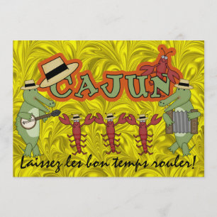 Lass die Good Times Roll! Cajun Style! Mardi Gras Einladung