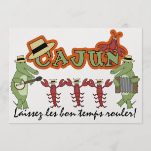 Lass die Good Times Roll! Cajun Style! SRF Einladung