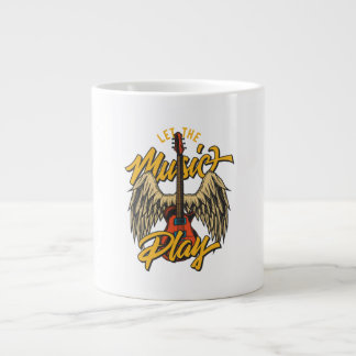 Lass die Musik spielen Jumbo-Tasse