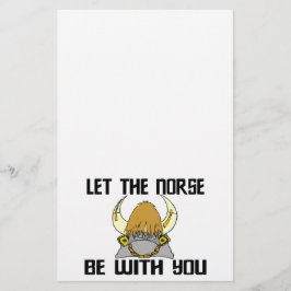 Lass die Norse mit dir Briefpapier
