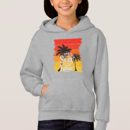 Lass die See dich befreien | Vintage Retro Sonnenu Hoodie