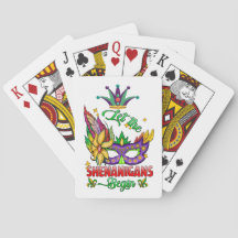 Lass die Shenanigans Begin Mardi Gras spielen Kart