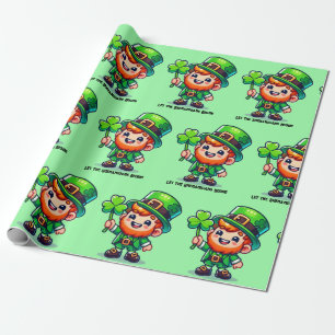 Lass die Shenanigans Begin, St. Patrick's Day Geschenkpapier