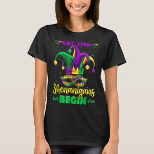 Lass die Shenanigans beginnen Mardi Gras, Kinder M T-Shirt
