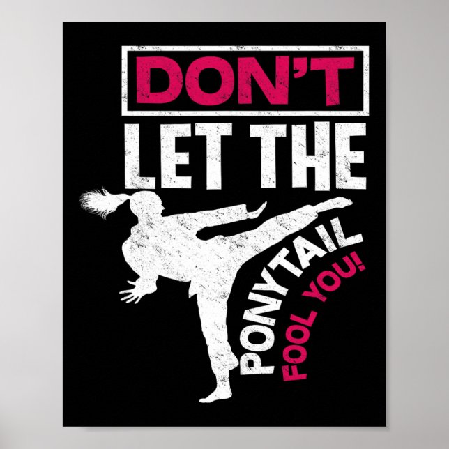 Lass dir nicht den Ponyschwanzduft - Cooler Fun Ka Poster (Vorne)