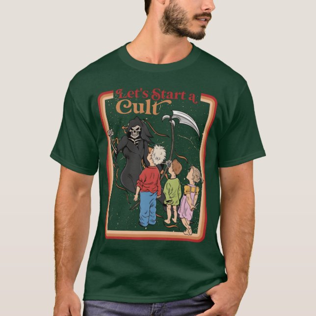 Lass einen kult merkwürdigen Ironischen Savagehrow T-Shirt (Vorderseite)