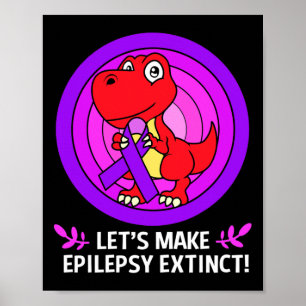 Lass Epilepsie Aussterben Epilepsie Bewusstsein Ki Poster