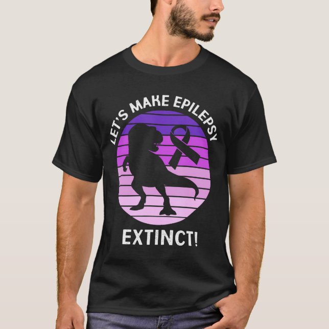 Lass Epilepsie Aussterben Epilepsie Bewusstsein Ki T-Shirt (Vorderseite)