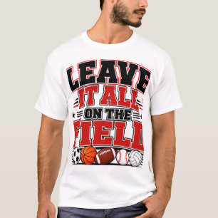 Lass es auf dem Feld T-Shirt