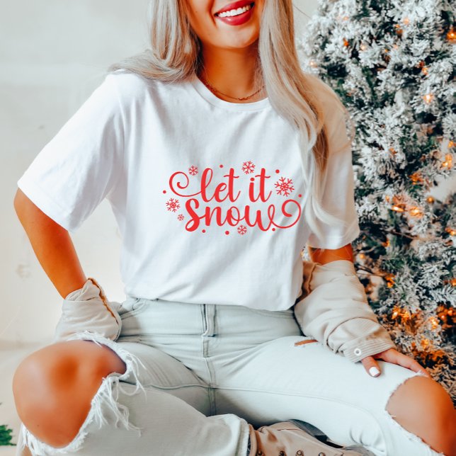 Lass es den T - Shirt der Frauen zu Weihnachten er (Von Creator hochgeladen)