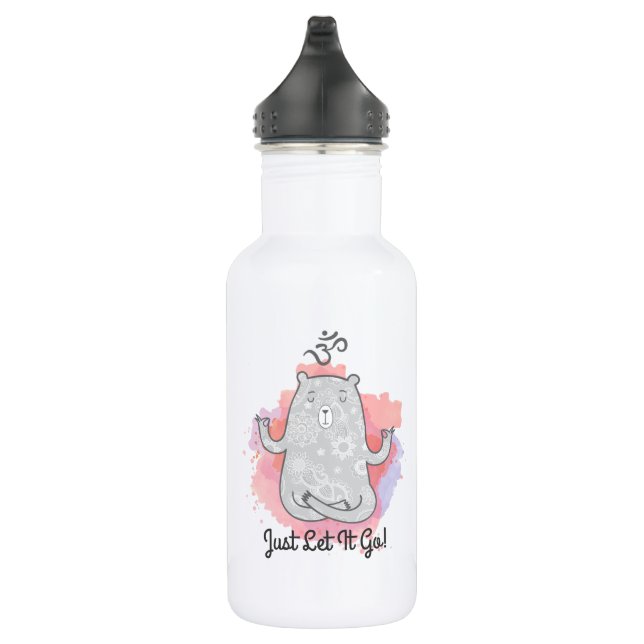 Lass es einfach zum Yogabar Edelstahlflasche (Rechts)