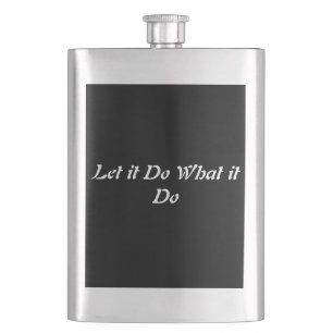 "Lass es" Flask Flachmann