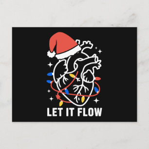Lass es fließen Weihnachten Anatomische Herzlichte