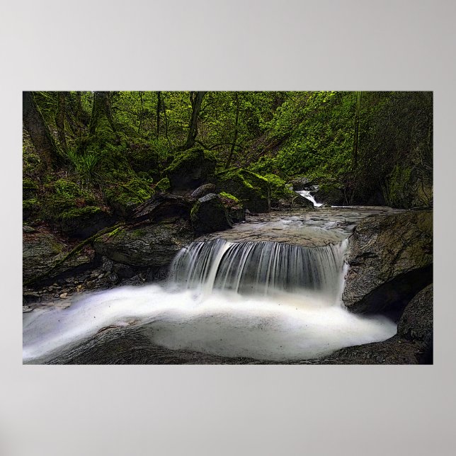 Lass es Flow 36 x 24 Poster (Vorne)