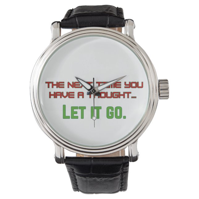 Lass es geht armbanduhr (Vorderseite)