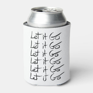 Lass es GO! Motivierend Kalligraphie Dosenkühler