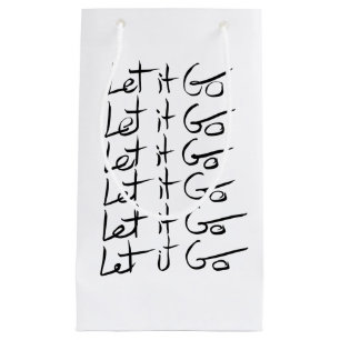 Lass es GO! Motivierend Kalligraphie Kleine Geschenktüte