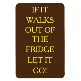 Lass es los! Flexibler Fotomagnet Magnet