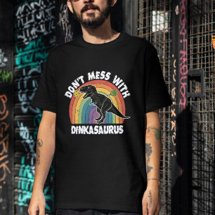 Lass es nicht mit Dinkasaurus Pickleball ankommen T-Shirt