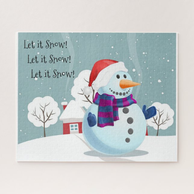 Lass es Schnee Snowman (Horizontal)