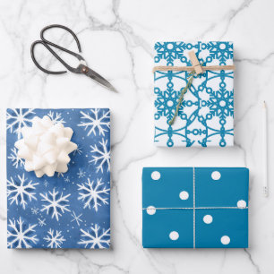 Lass es schneien  Geschenkpapierbögen Geschenkpapier Set
