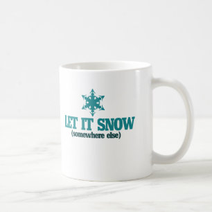 Lass es schneien kaffeetasse