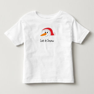 Lass es schneien kleinkind t-shirt